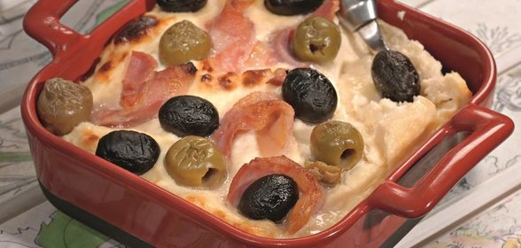 Пате из творога, оливок и маслин