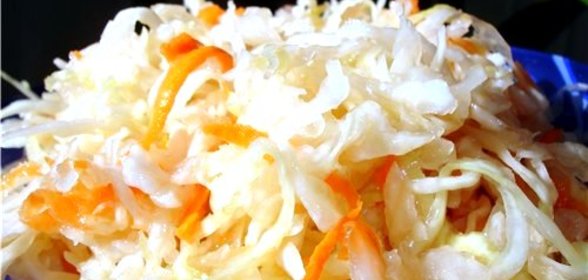 Квашеная капуста хрустящая