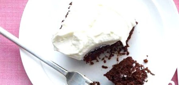 Шоколадный пирог с ванилью