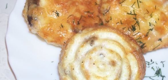 Картофельные клецки в говяжьем бульоне