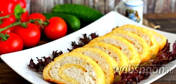Куриный рулет в духовке