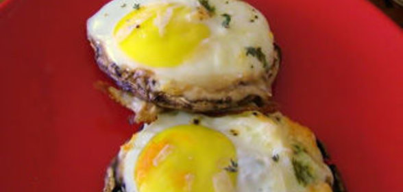 Яичница с грибами наоборот