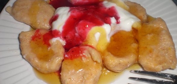 Ленивые вареники из сладкого картофеля(батата) - вариант