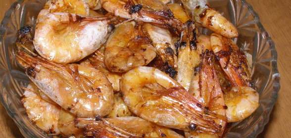 Креветки жаренные (вариант)
