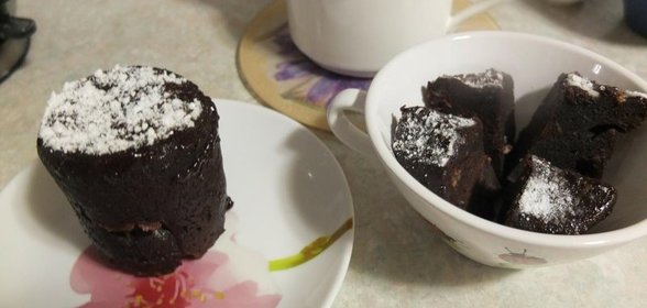 Кексики в кружке в микроволновке