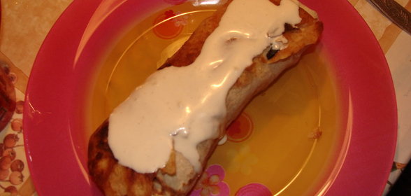 Мясной эклер