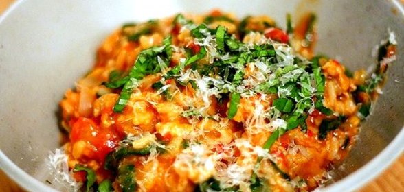 Ризотто с фаршем