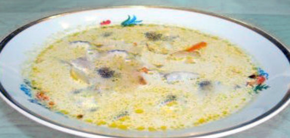 грибной супчик с сырками