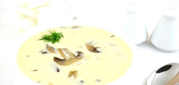 Грибной суп с сырками