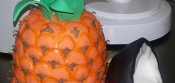 Тотр Ананас и кокос (Шоколадный торт на годовщину)