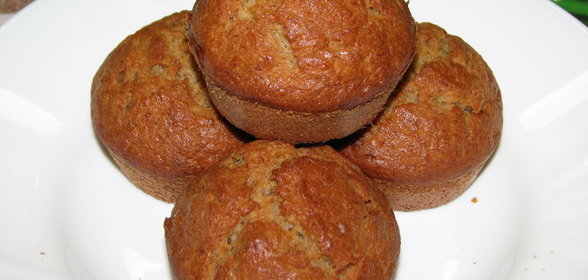 Банановые маффины (самые любимые)