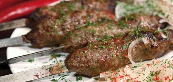 Люля-кебаб на мангале
