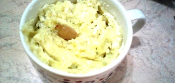 Картофельное пюре с козьим сыром