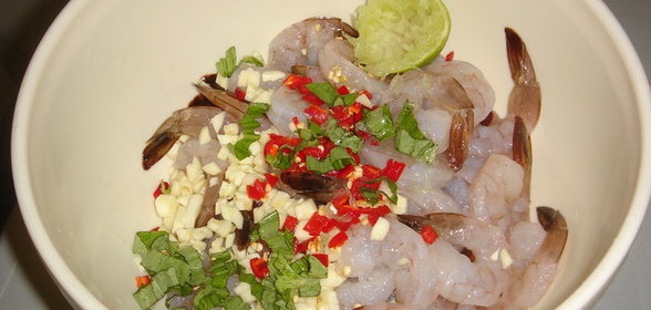 Креветки острые