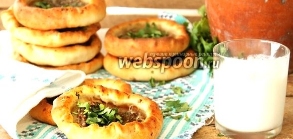Хлебная лепёшка с мясом