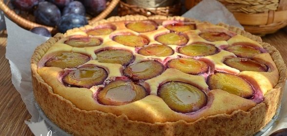 Страсбургский пирог со сливами