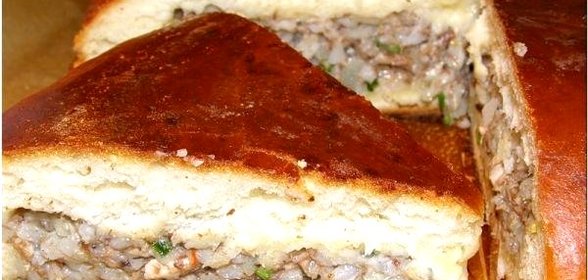 Быстрый пирог с рыбными консервами