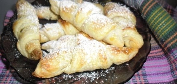 Круассаны с шоколадом