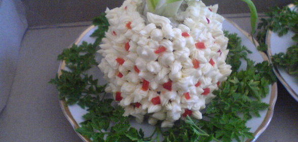 Оформление.Форшмак.Или ананасы без шампанского