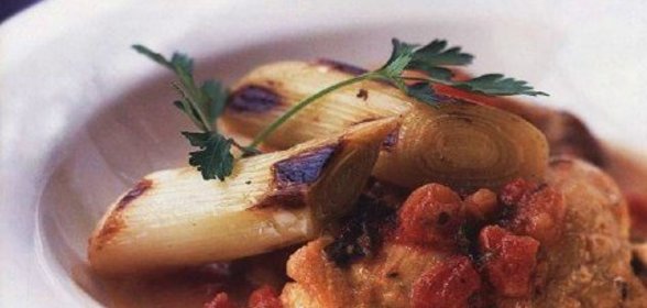 Жареная гусиная печёнка