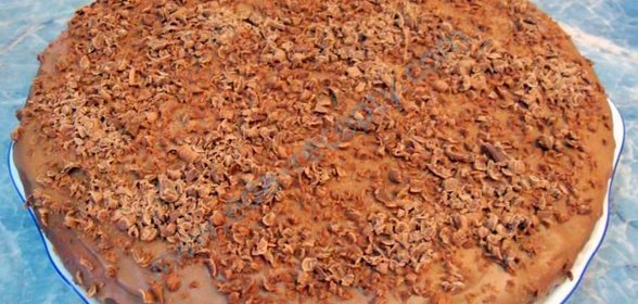 Ореховый шоколадный торт
