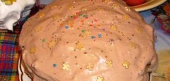 Шоколадный кулич