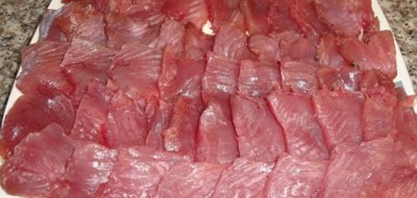 Разделка тунца на филе ! (по просьбам кулинаров!)