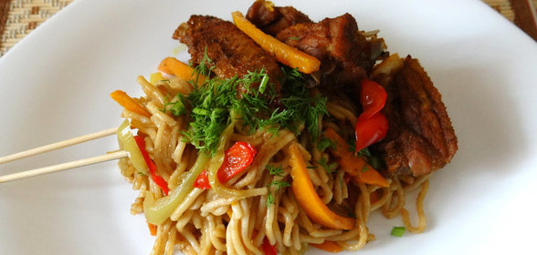 Утка с лапшой по-китайски (как делаю я)