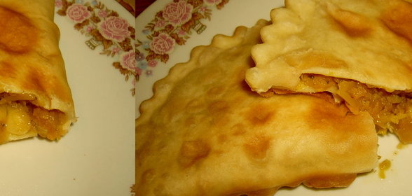 Чуду, или чебуреки с тыквой