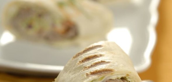 Тортильи с говядиной и соусом гуакамоле