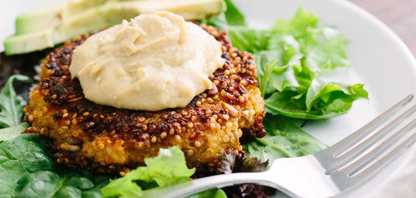 Вегетарианские котлеты из киноа