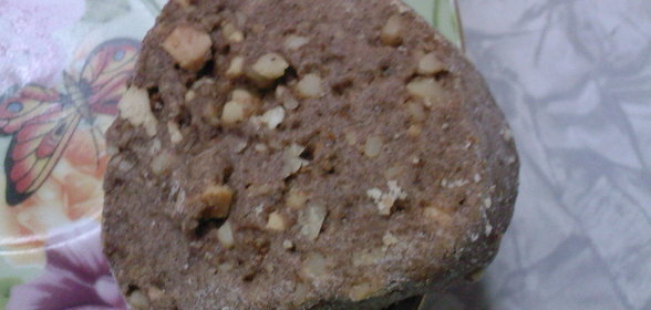 Шоколадное печенье с горчицей и фундуком