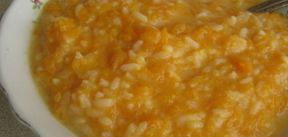 Каша из тыквы с рисом