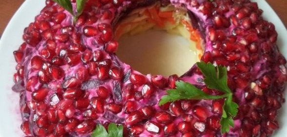 Омлет розовый