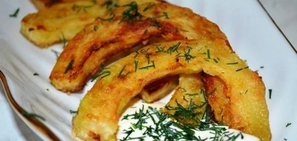 Кабачки в чесночном соусе