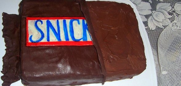 Торт Воздушный сникерсукрашение