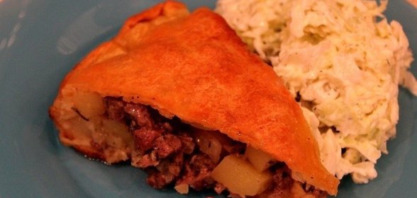 Пирог с бараниной и картошкой