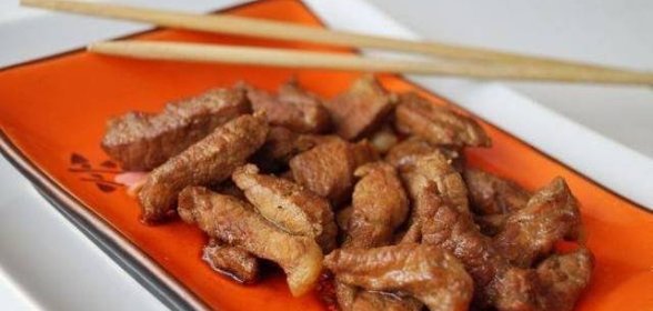 Свинина с соевым соусом