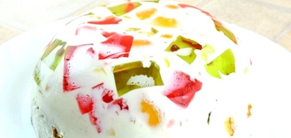 Желейный торт Битое стекло