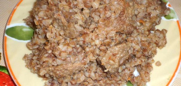 Каша гречневая с мясом