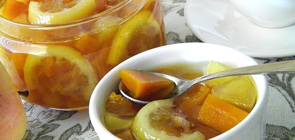 Варенье из тыквы с яблоком и лимоном