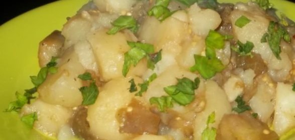 Запеканка из тыквы с фасолью