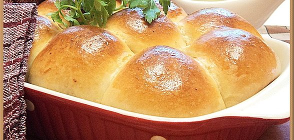 Булочки с мясом и творожным сыром