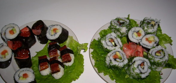 Суши с с икрой