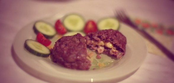 Ароматные зразы с белыми грибами и сыром