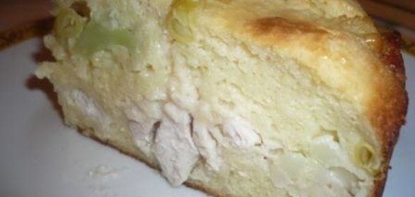 Куриная грудка с овощамии сыром в тесте