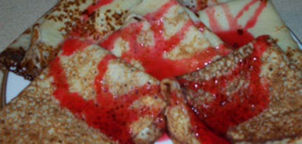 блинчики с яблочного пюре