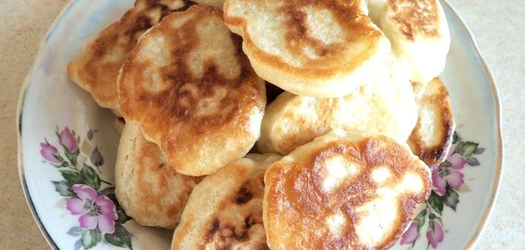 Дрожжевые оладьи на воде