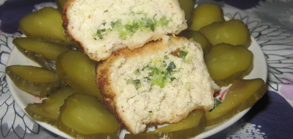 Куриные зразы с начинкой из цуккини
