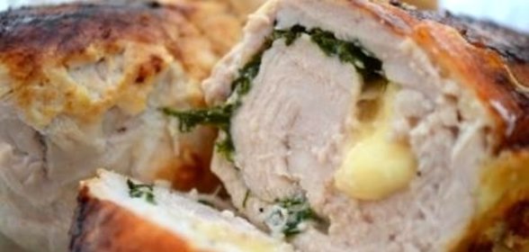 Куриные системные рулетики с сыром